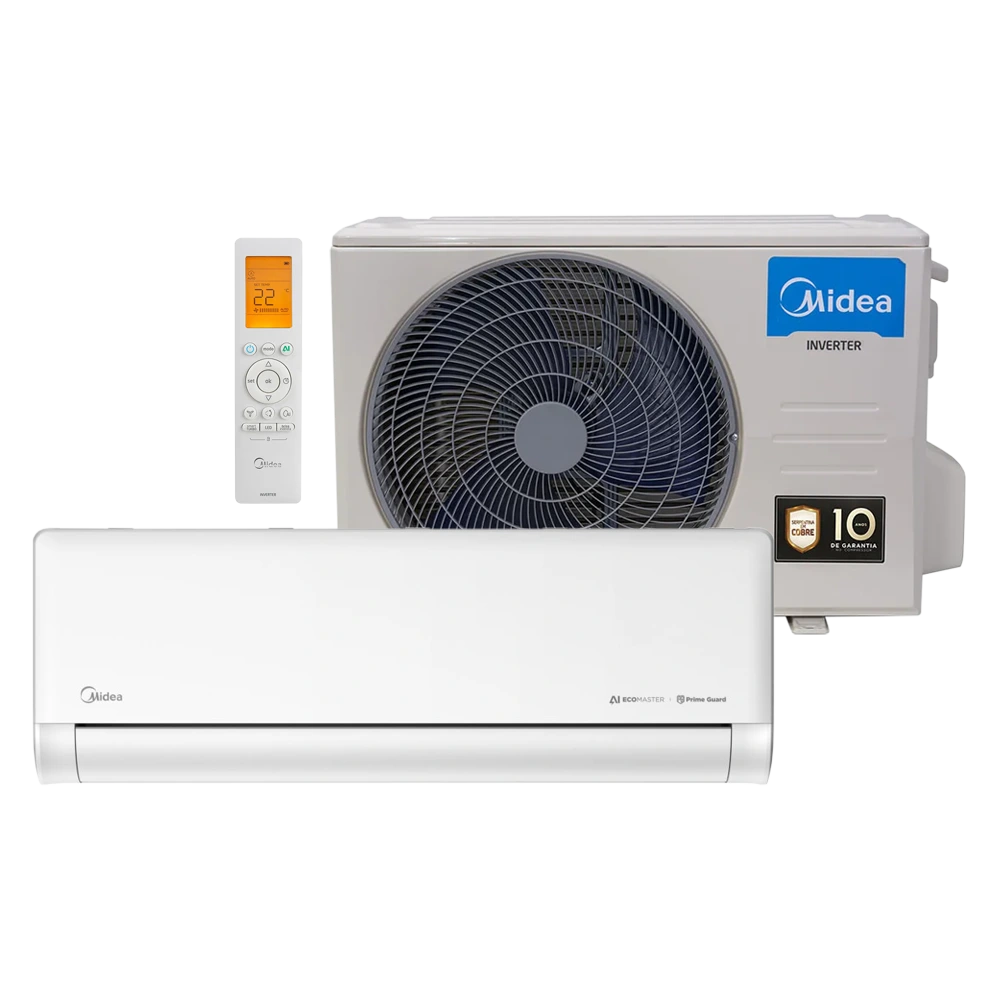 Ar Condicionado Midea Inverter AI EcoMaster Connect 9000 Btus Frio 220v R-32
